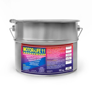 MOTOR-LIFE 11 PROFESSIONAL  SMAR PLASTYCZNY LITOWY DO CENTRALNEGO SMAROWANIA 10 kg 
